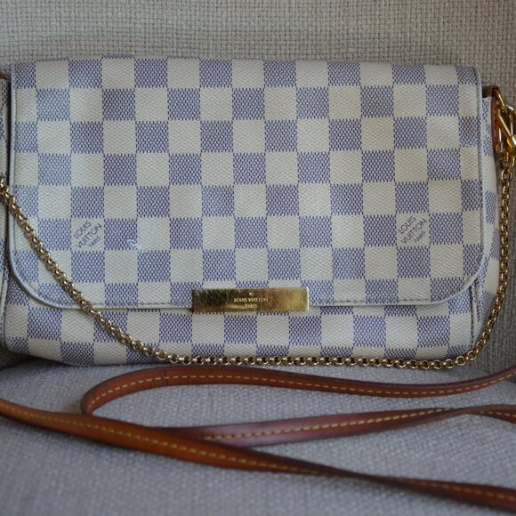 Louis Vuitton Crossbody Favorite MM Damier Azur - Picture 15 of 16